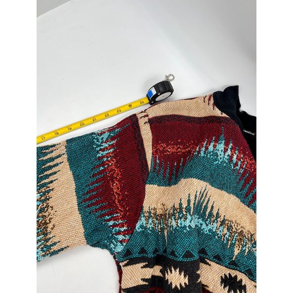 SUGAR STREET WEAVERS Aztec Southwestern Sweater- Yellowstone Ranch Fashion - Picture 4 of 10